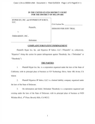 Litigation Complaint | RPX Insight